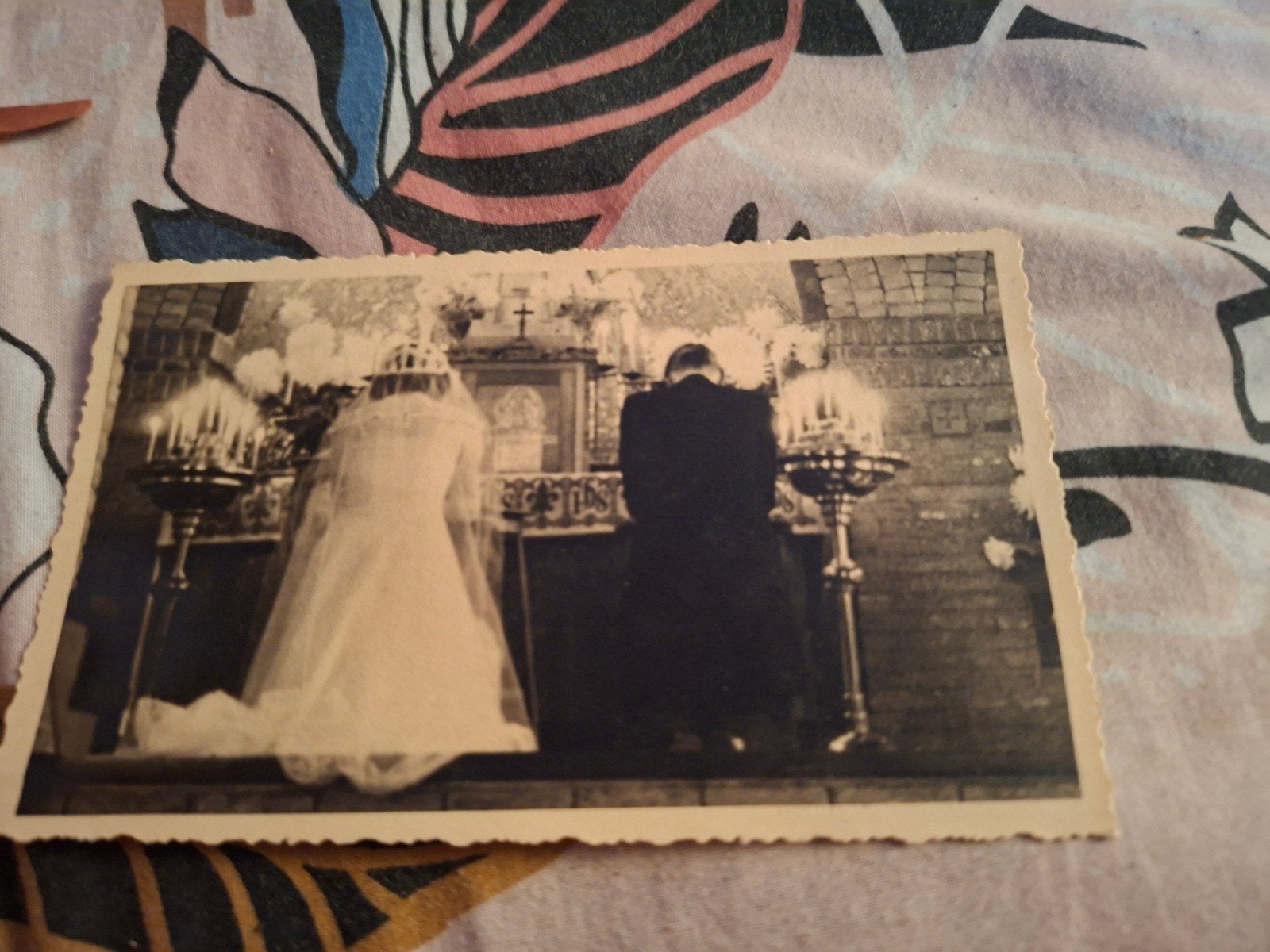 Vintage trouwfoto J.A. Hess Fotograaf Den Haag, Ophalen, Gebruikt, Foto, Voor 1940
