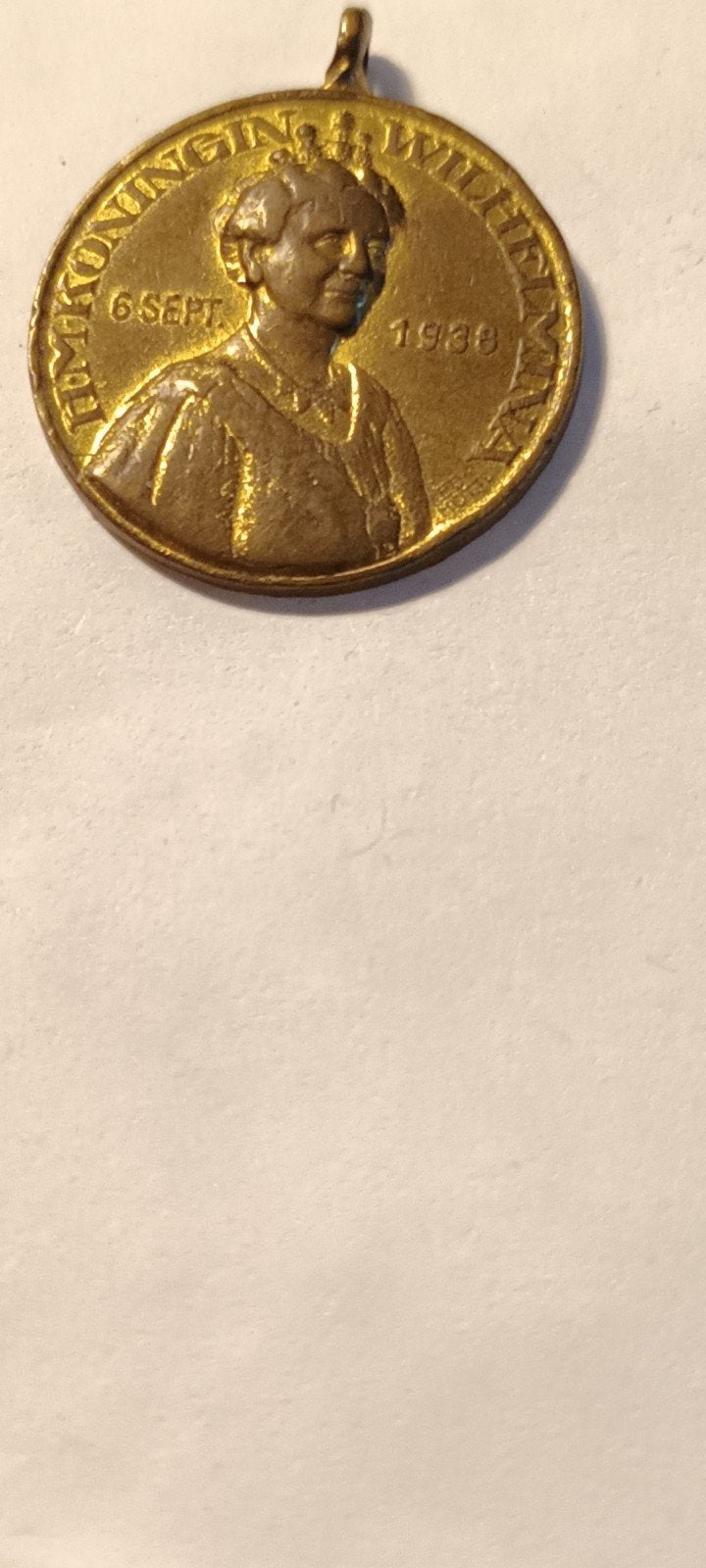 Bronzen Medaille Koningin Wilhelmina 1938, Ophalen of Verzenden