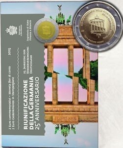 2 Euro San Marino 2015 - Duitse Eenheid - BU Blister, Verzenden, San Marino, 2 euro, Losse munt