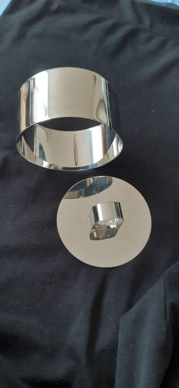 metalen ringen voor bord opmaak met aandrukker, Ophalen of Verzenden, Nieuw, Metaal