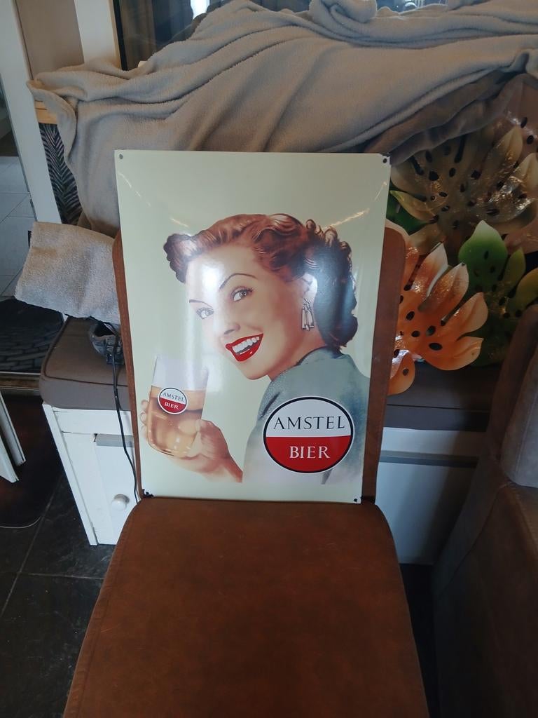 Amstel bier, Ophalen, Zo goed als nieuw, Reclamebord