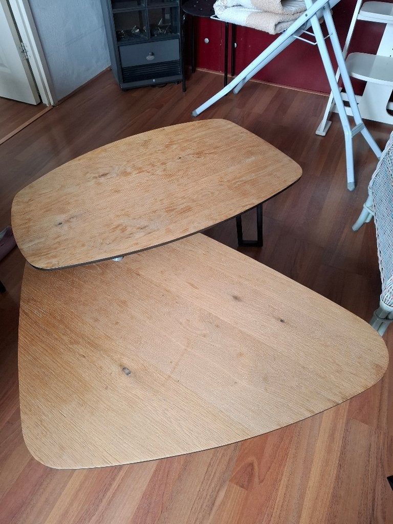 Salontafel Xooon Darwin, Ophalen, Gebruikt, 100 tot 150 cm, Eikenhout
