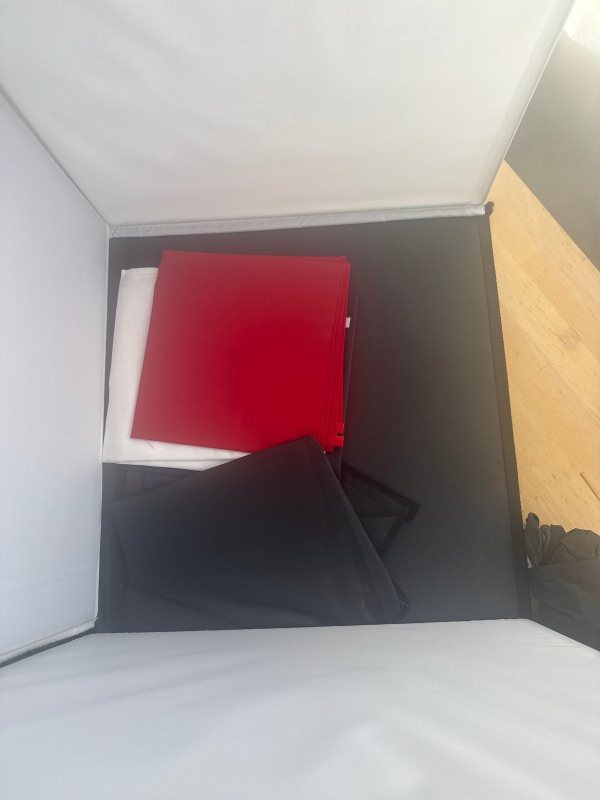 König Mini Fotostudio met Achtergronden en Verlichting, Gebruikt, Ophalen of Verzenden, Mini fotostudio, Overige merken