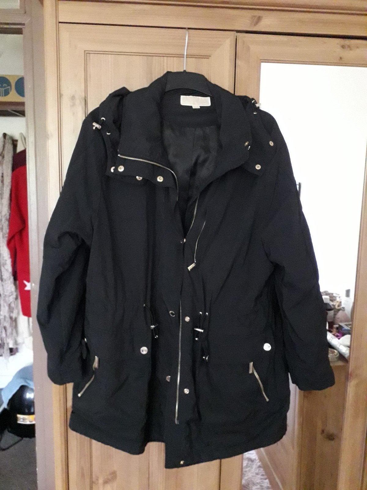 Michael Kors trenchcoat, Michael Kors, Ophalen of Verzenden, Zo goed als nieuw, Zwart