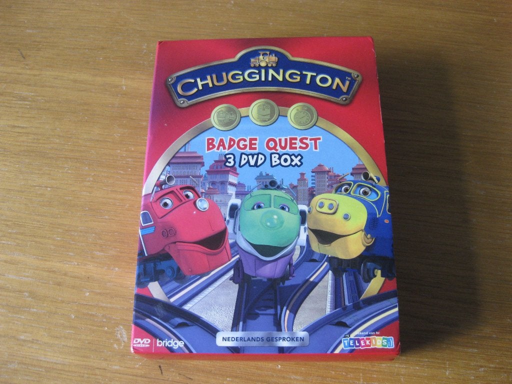 Chuggington Badge Quest ( 3 dvd ), Alle leeftijden, Ophalen of Verzenden, Zo goed als nieuw, Box/collectie