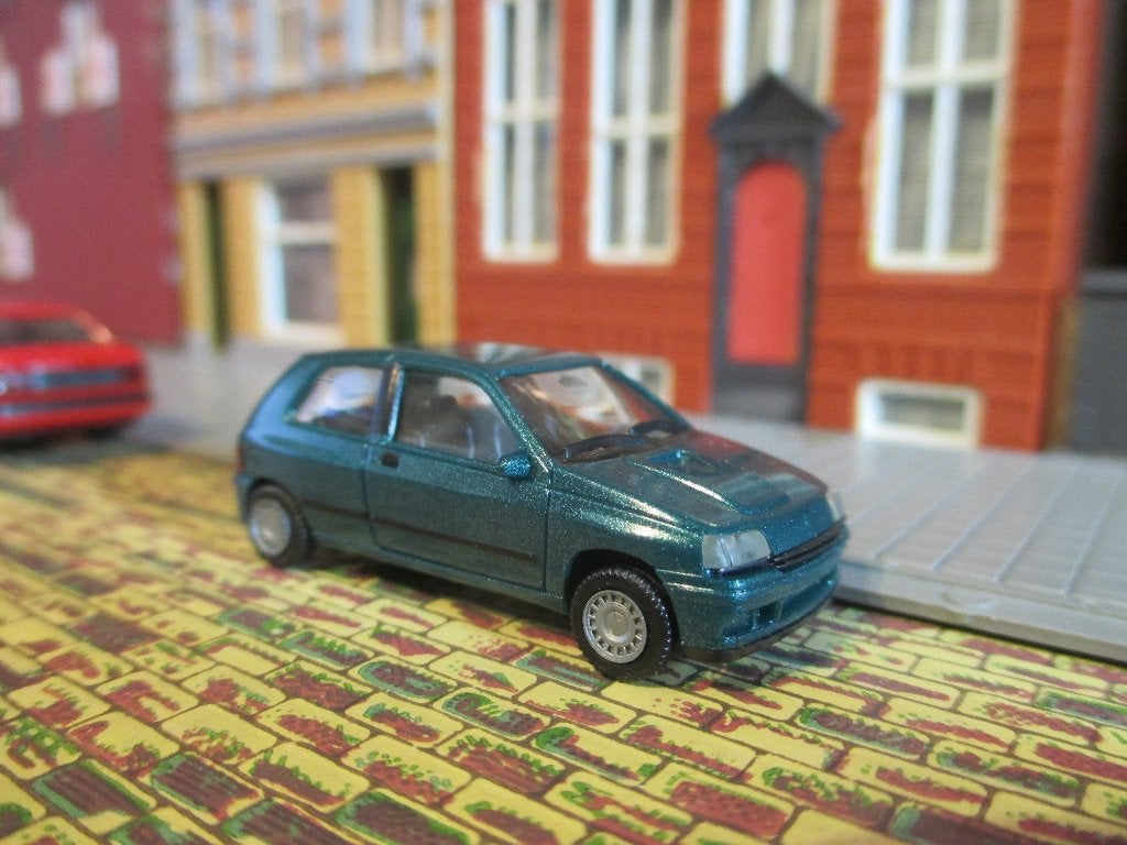 Renault Clio 16V - Herpa metallic-groen nieuw in OVP, Ophalen of Verzenden, Nieuw, Auto, Herpa