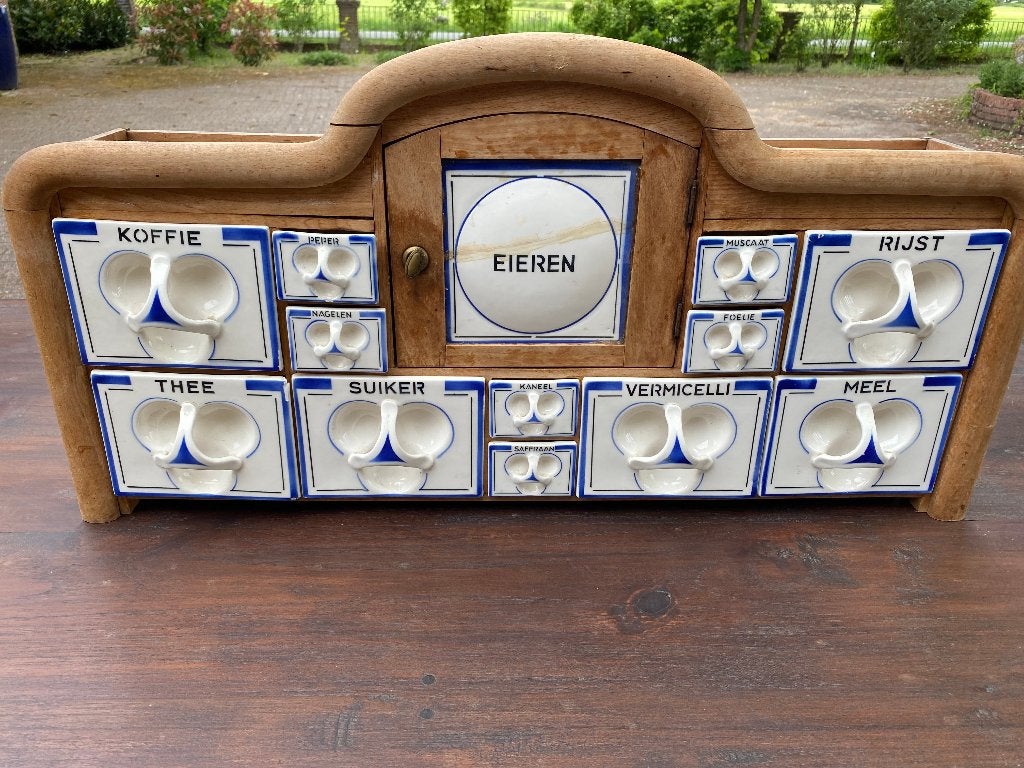 Oude keukenbakjes te koop., Ophalen, Gebruikt