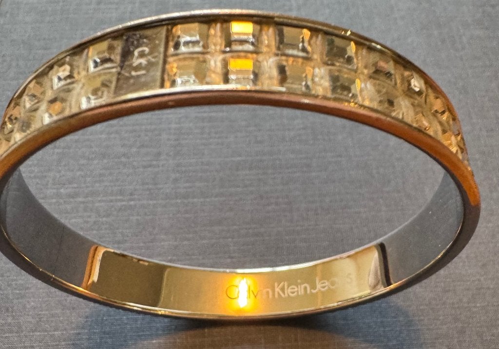 Calvin Klein armband Stainless steel, Sieraden, Tassen en Uiterlijk, Met kristal, Staal, Verzenden, Zo goed als nieuw