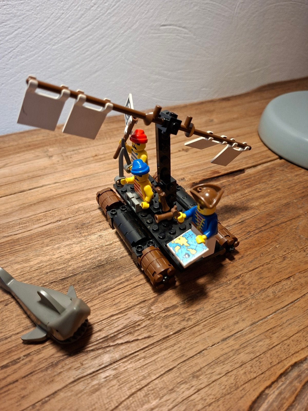 Lego set 6257 Cast Away raft, Kinderen en Baby's, Gebruikt, Lego, Complete set, Pirates