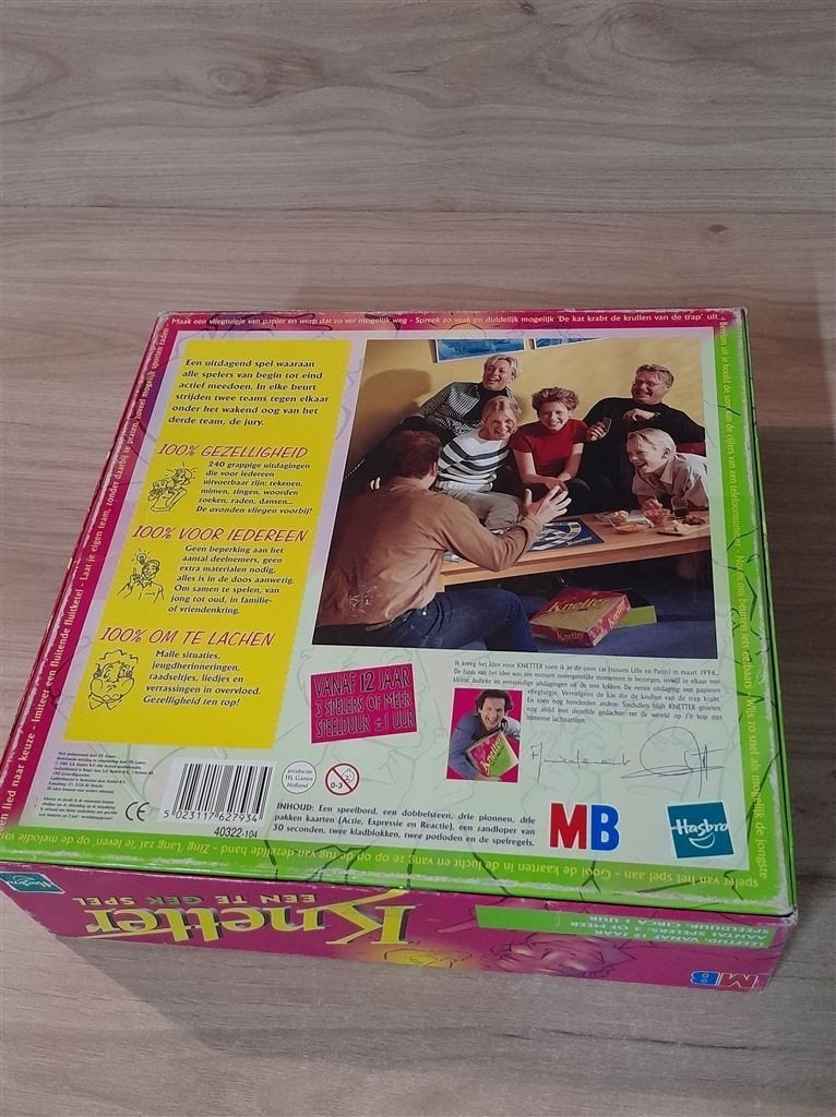 Knetter een te gek spel - s5358, Hobby en Vrije tijd, Gezelschapsspellen | Bordspellen, Verzenden, Zo goed als nieuw