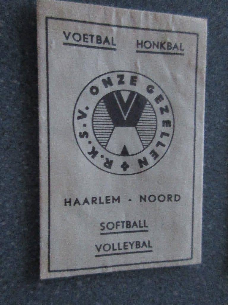 Haarlem, r.k.s.v. Onze Gezellen, Verzenden, Nederland