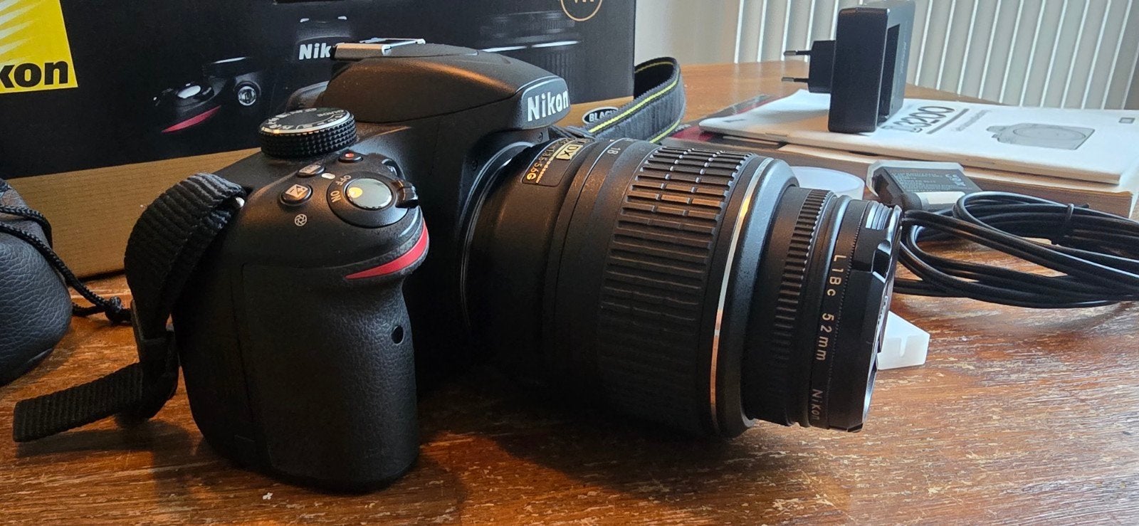 Nikon D3200 spiegelreflexcamera met 2 lenzen en accessoires, Gebruikt, Spiegelreflex, Ophalen of Verzenden, Nikon