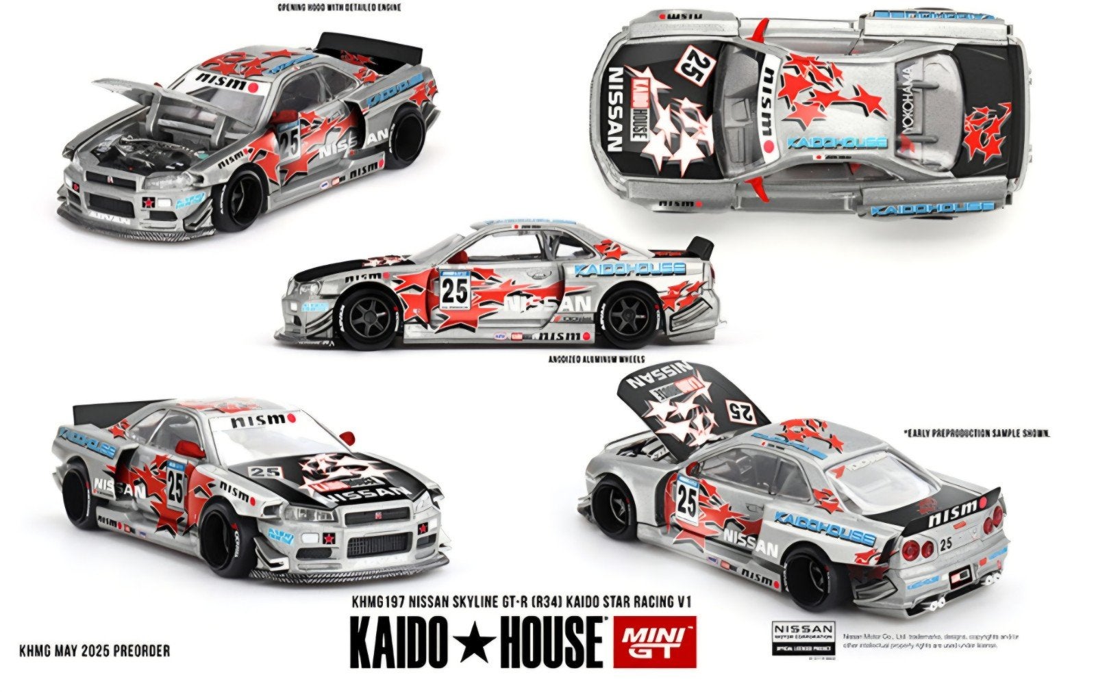 1999 Nissan Skyline GT-R (R34) *Kaido Star Racing* V1, silve