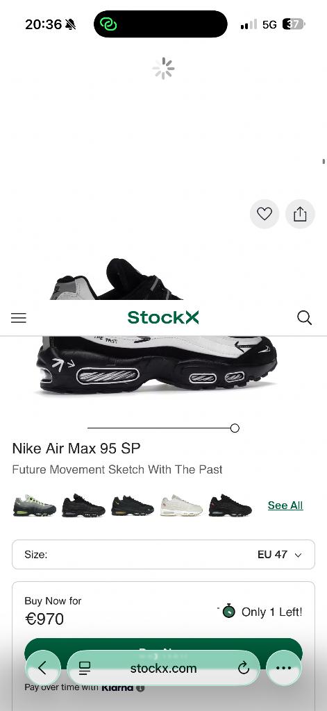 Nike airmax 97 future movement sketch with the past 46, Overige kleuren, Nike, Nieuw, Ophalen of Verzenden