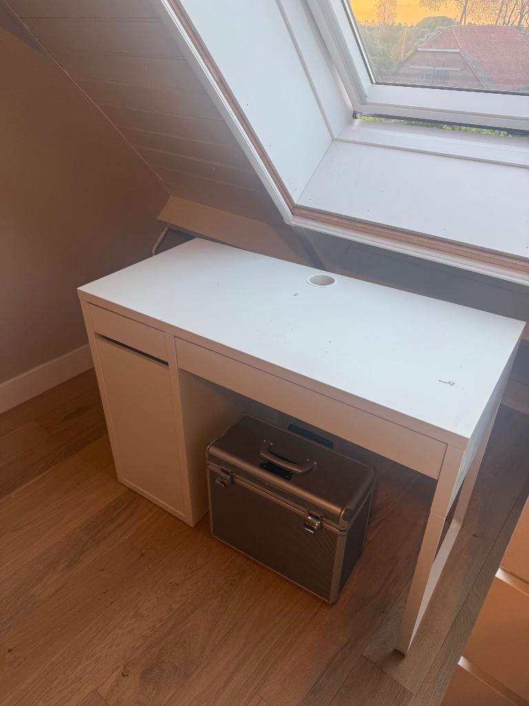 IKEA Micke bureau 105x50, Huis en Inrichting, Bureaus, Ophalen, 105 cm, Gebruikt, 50 cm