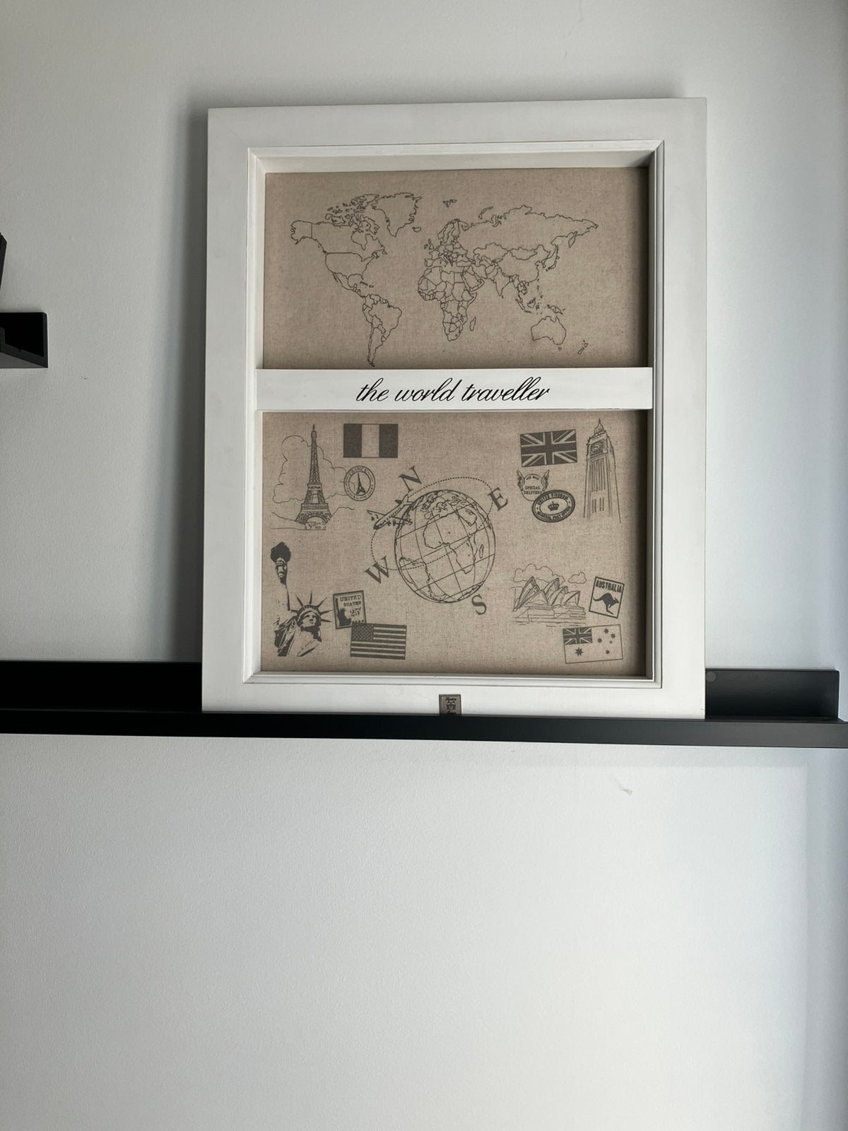 Riviera maison world traveler board, Ophalen of Verzenden, Zo goed als nieuw