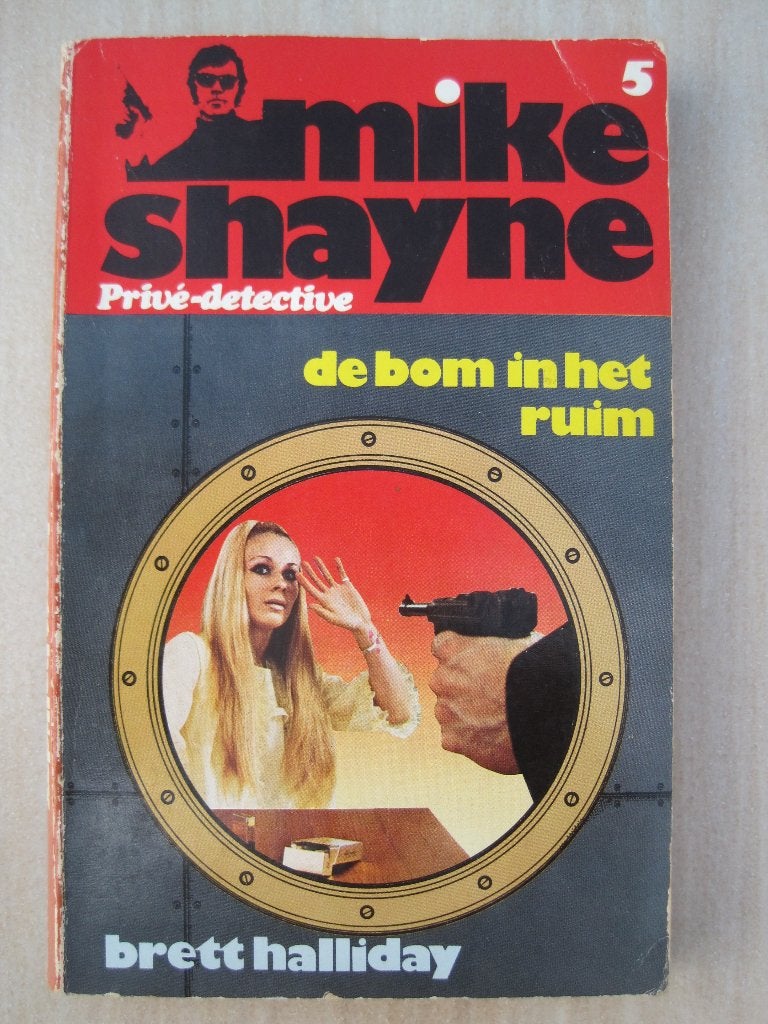 276 - De bom in het ruim - privé-detective Mike Shayne, Verzenden, Zo goed als nieuw, Brett Halliday