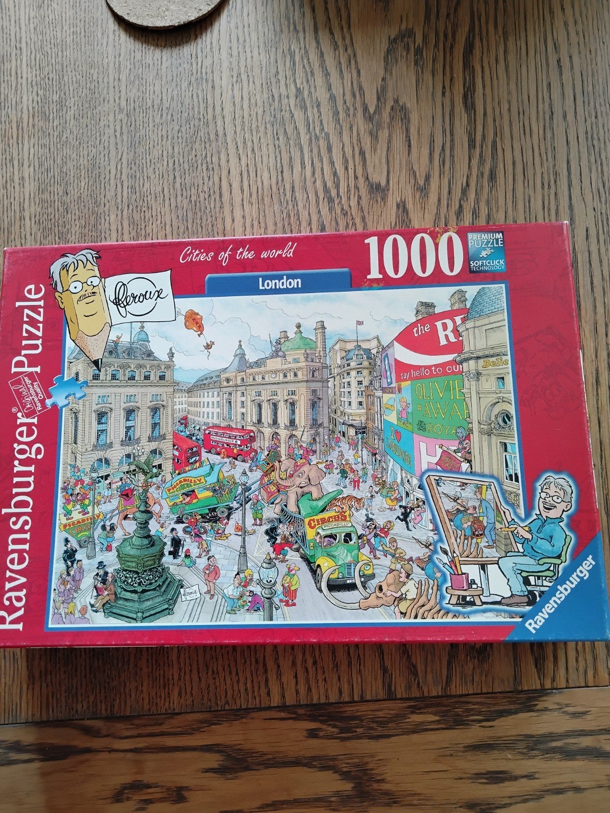 Ravensburger 1000 stukjes - Cities of the World Lo, Hobby en Vrije tijd, Denksport en Puzzels, Ophalen of Verzenden, 500 t/m 1500 stukjes