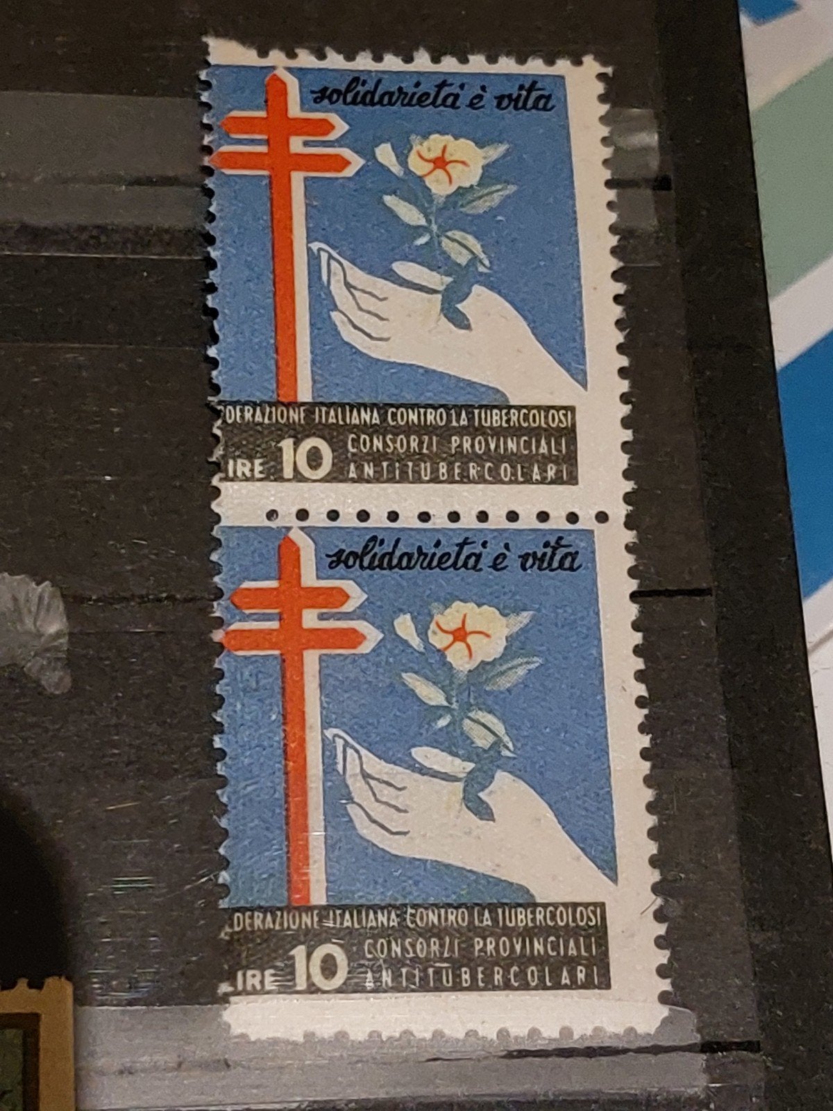 Italië Cinderella Tuberculose Zegels - Missende Perforatie, Postzegels en Munten, Ophalen of Verzenden, Postfris