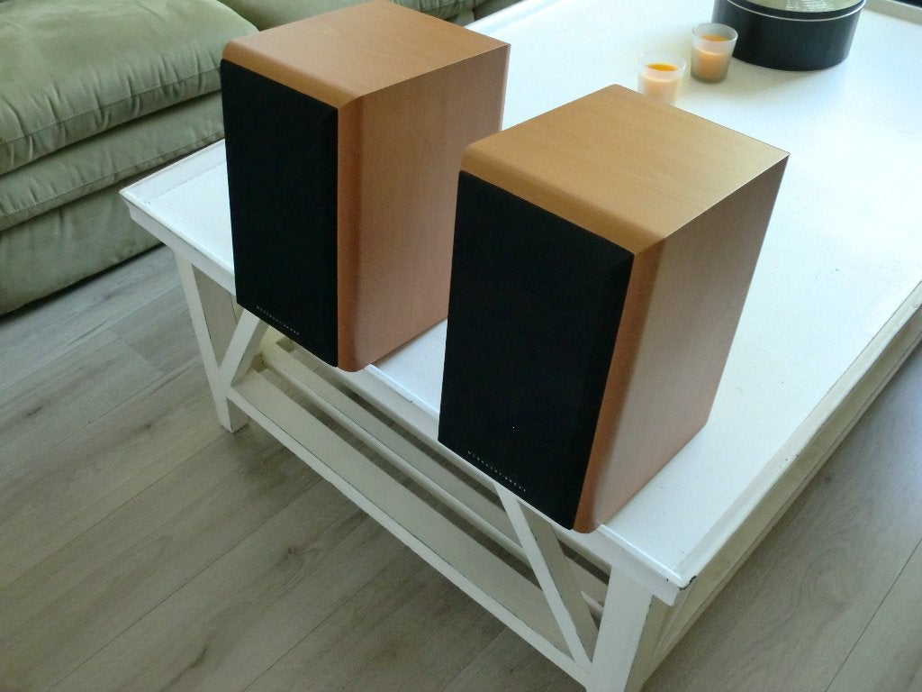 Mordaunt Short 902 mk1 12 maanden garantie te beluisteren., Stereo speakers, Basreflex, Ophalen of Verzenden, Zo goed als nieuw