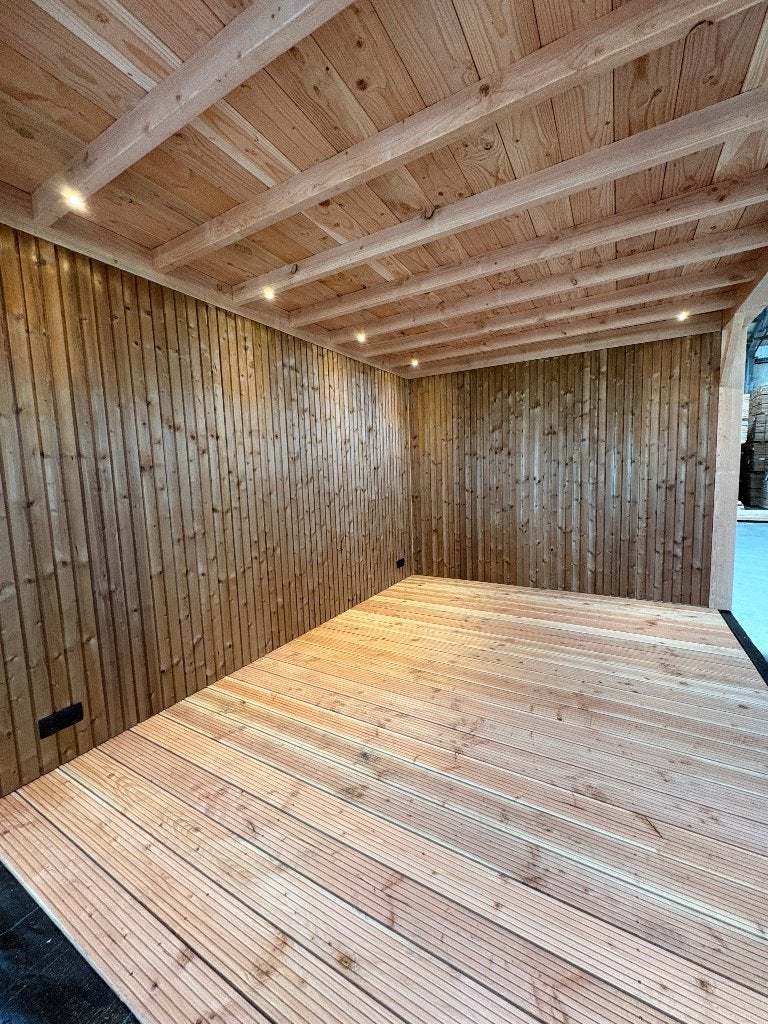 Nieuw : Luxe prefab overkapping., Tuin en Terras, Ophalen, 200 tot 400 cm, 250 tot 500 cm, Overige typen