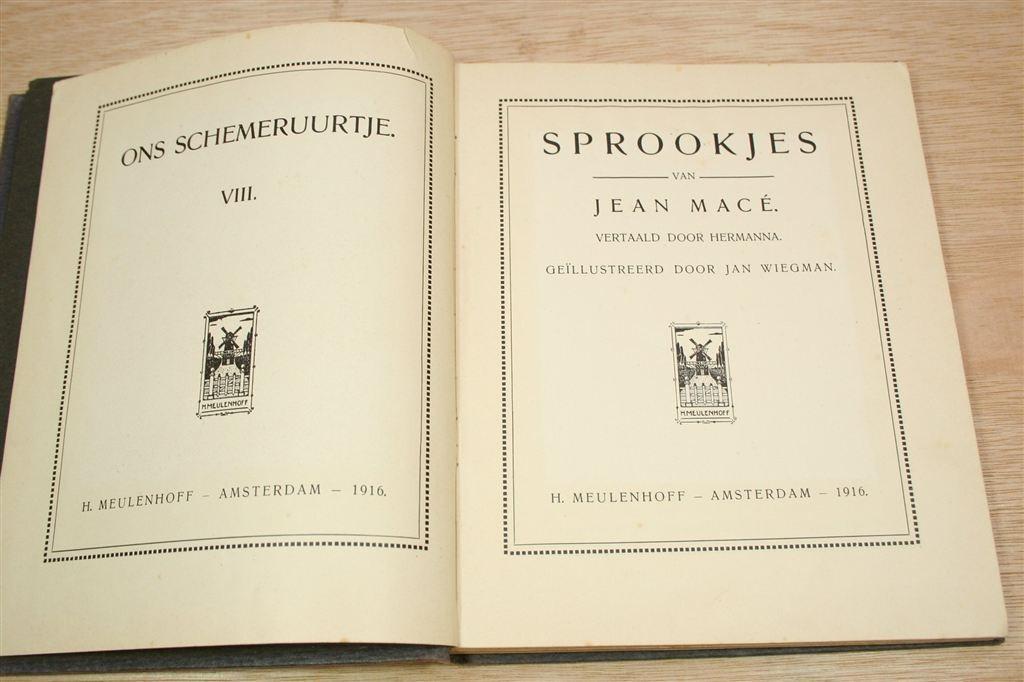 Sprookjes [1916] — Jean Macé — Antiek Sprookjesboek, Antiek en Kunst, Ophalen of Verzenden