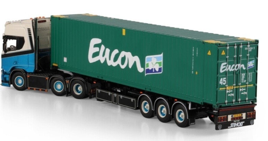 WSI SCANIA R HIGHLINE + CONTAINER TRAILER + CONTAINER - BD, Wsi, ., Nieuw, Ophalen of Verzenden