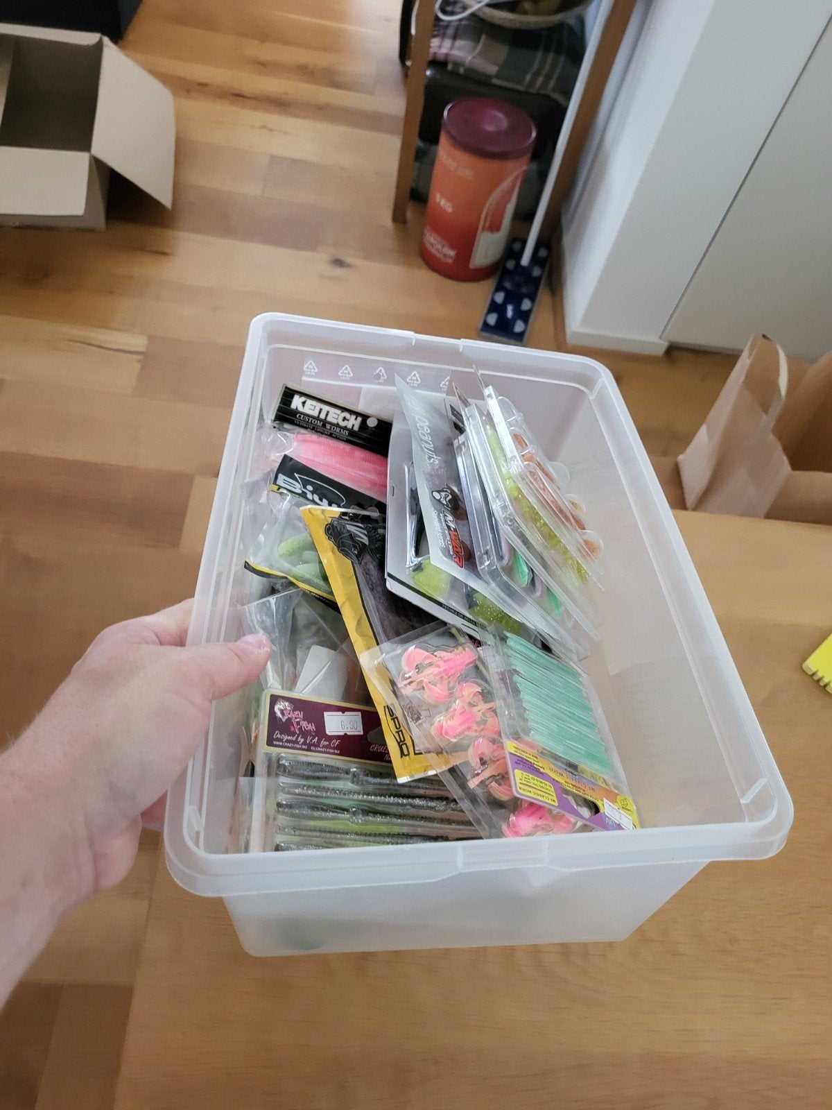 grote restpartij met shads en jigheads, Ophalen of Verzenden, Zo goed als nieuw, Overige typen