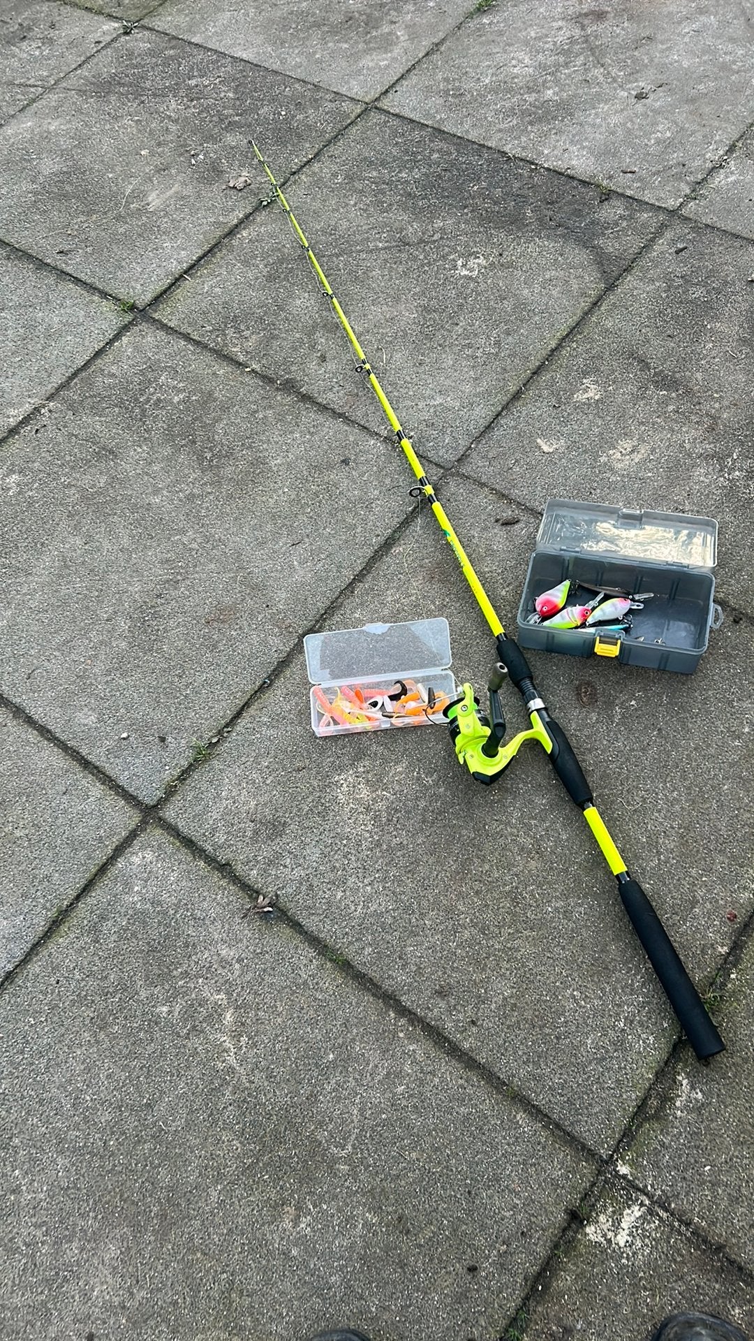 Vishengel, Ophalen of Verzenden, Zo goed als nieuw, Werphengel