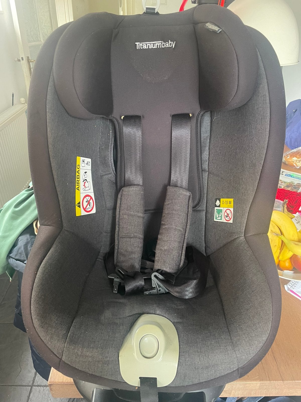 Titanium baby autostoel Isofix, 360 graden draaibaar, Kinderen en Baby's, Autostoeltjes, 0 t/m 18 kg, Slaapstand, Ophalen, Overige merken
