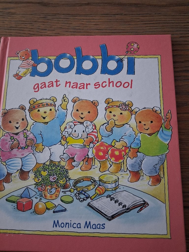 Bobbi gaat naar school - Monica Maas grote variant, Ophalen, Zo goed als nieuw, Monica Maas, 3 tot 4 jaar