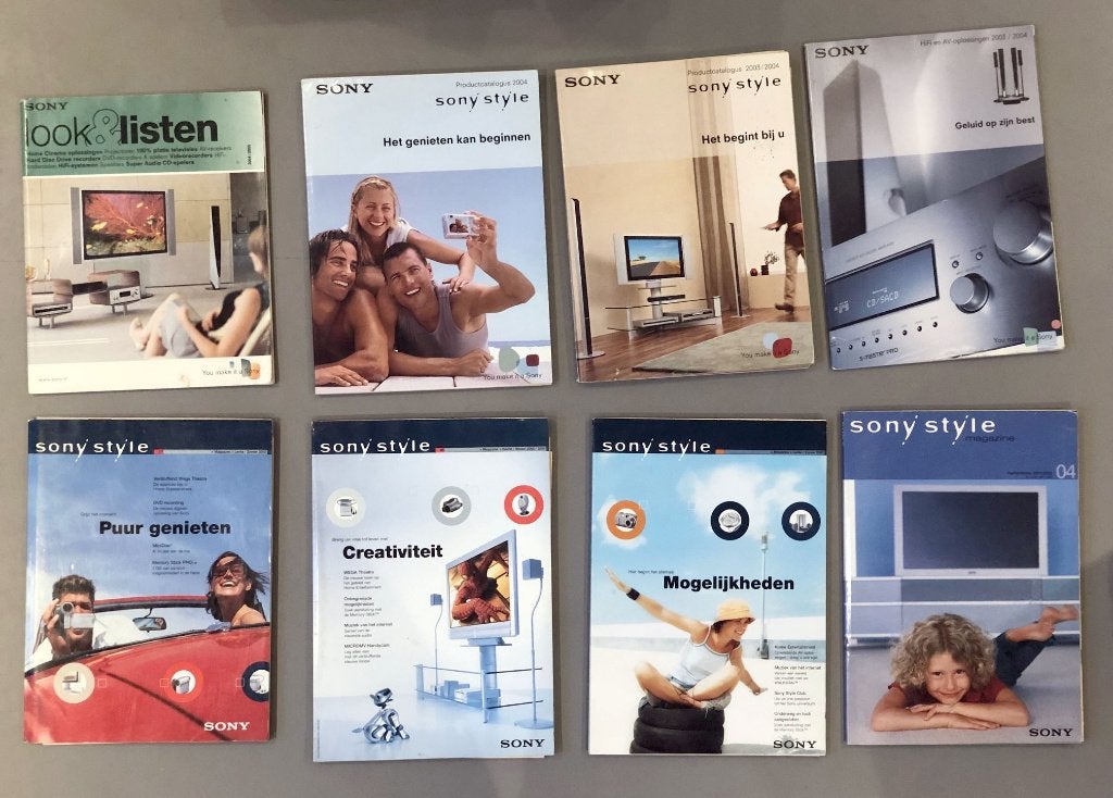 Sony catalogus, Gelezen, Sony, Ophalen of Verzenden, Catalogus