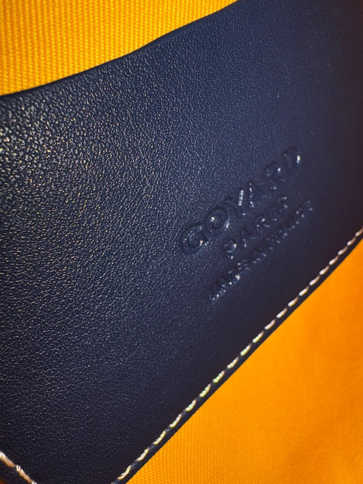 Goyard Senat Pouch MM - Navy, Ophalen of Verzenden, Zo goed als nieuw, Blauw, Overige typen