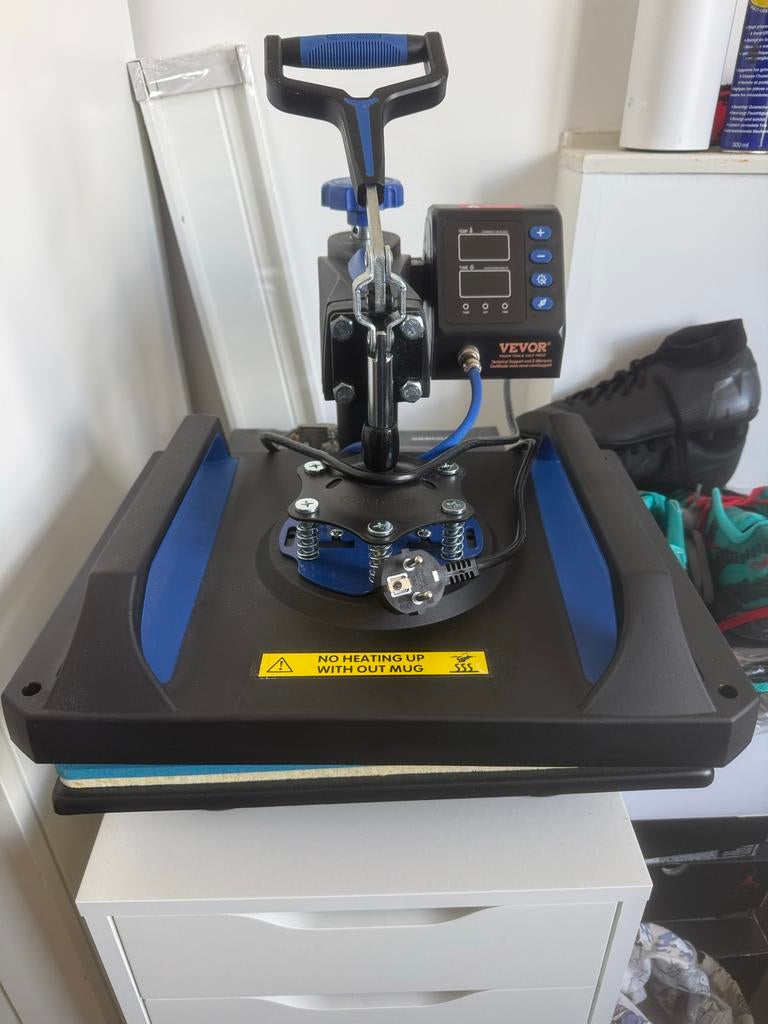 Vevor Heatpress - Professionele Hittepers voor Textiel, Ophalen, Zo goed als nieuw