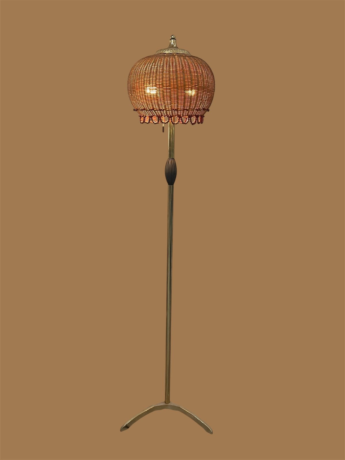 Unieke vintage vloerlamp, Ophalen of Verzenden, Zo goed als nieuw