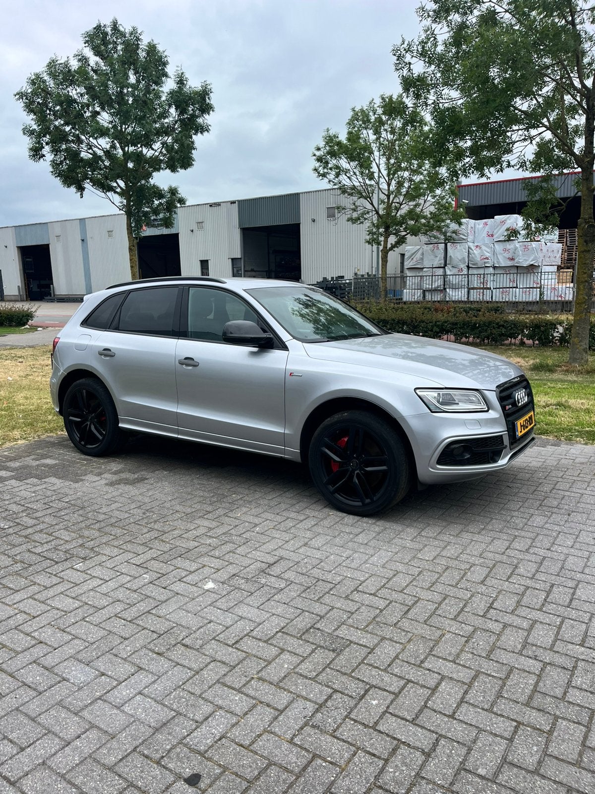 Audi SQ5 3.0 tfsi quattro 2017 export broken engine, Auto's, Audi, Automaat, Zwart, 2995 cc, Vierwielaandrijving