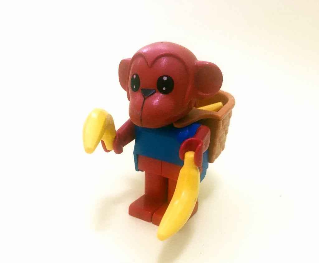 Lego Fabuland Aapje met bananen, Overige thema's, Lego, Ophalen of Verzenden, Zo goed als nieuw