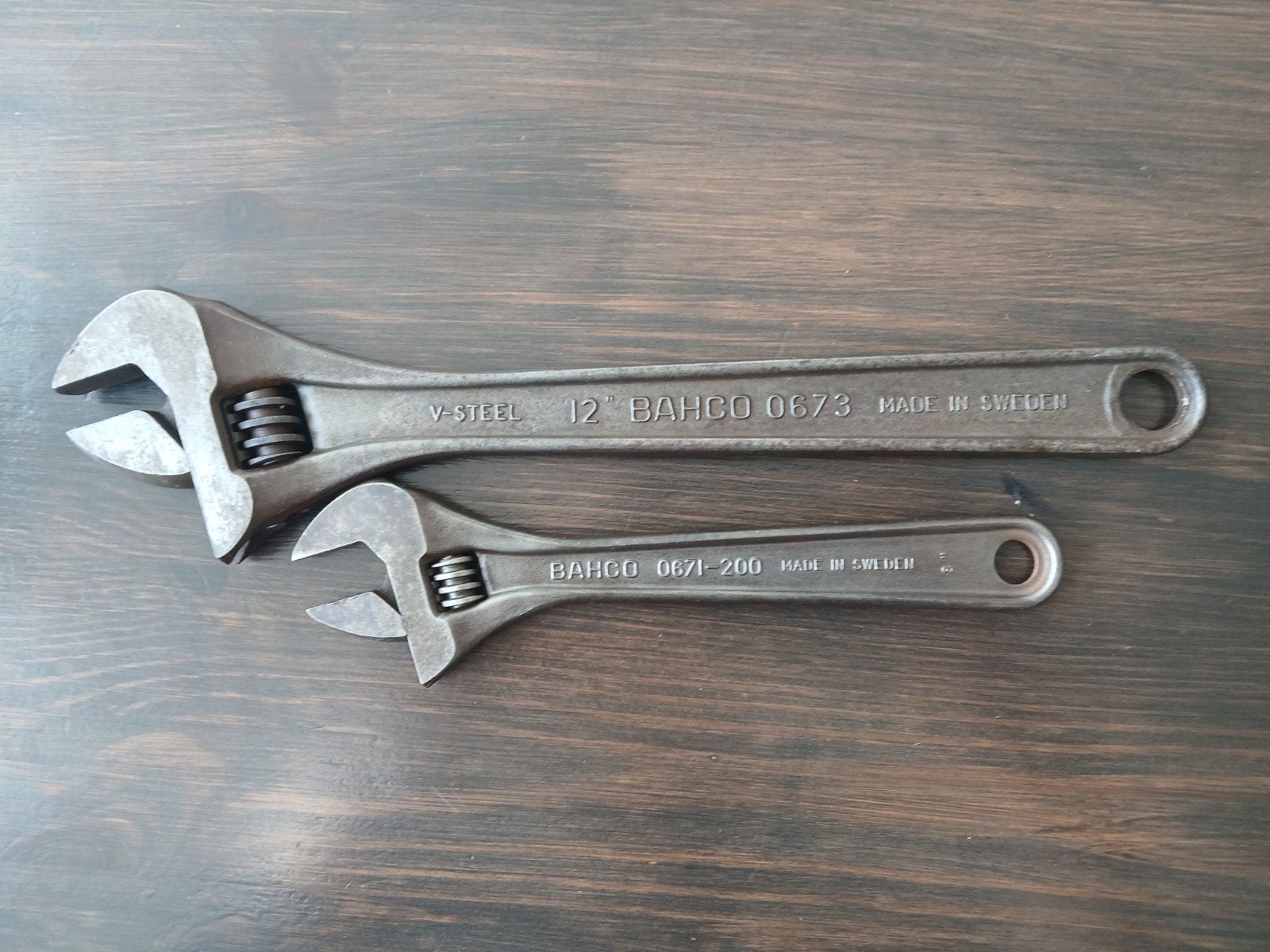 Bahco verstelbare moersleutels  8" en 12", Ophalen, Gebruikt