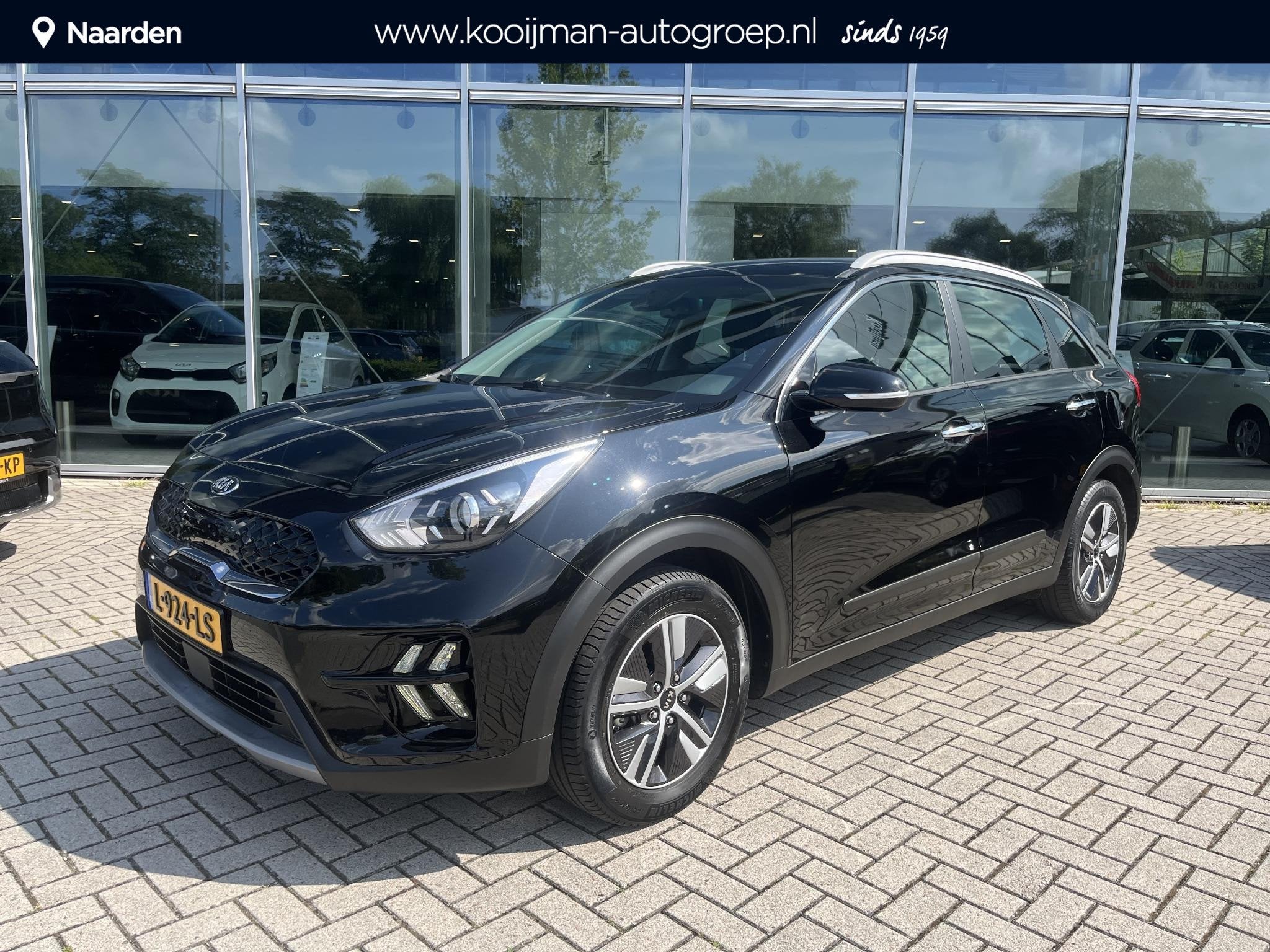 Kia Niro 1.6 GDi Hybrid DynamicLine, Auto's, Gebruikt, Euro 6, 2 kWh, Leder en Stof
