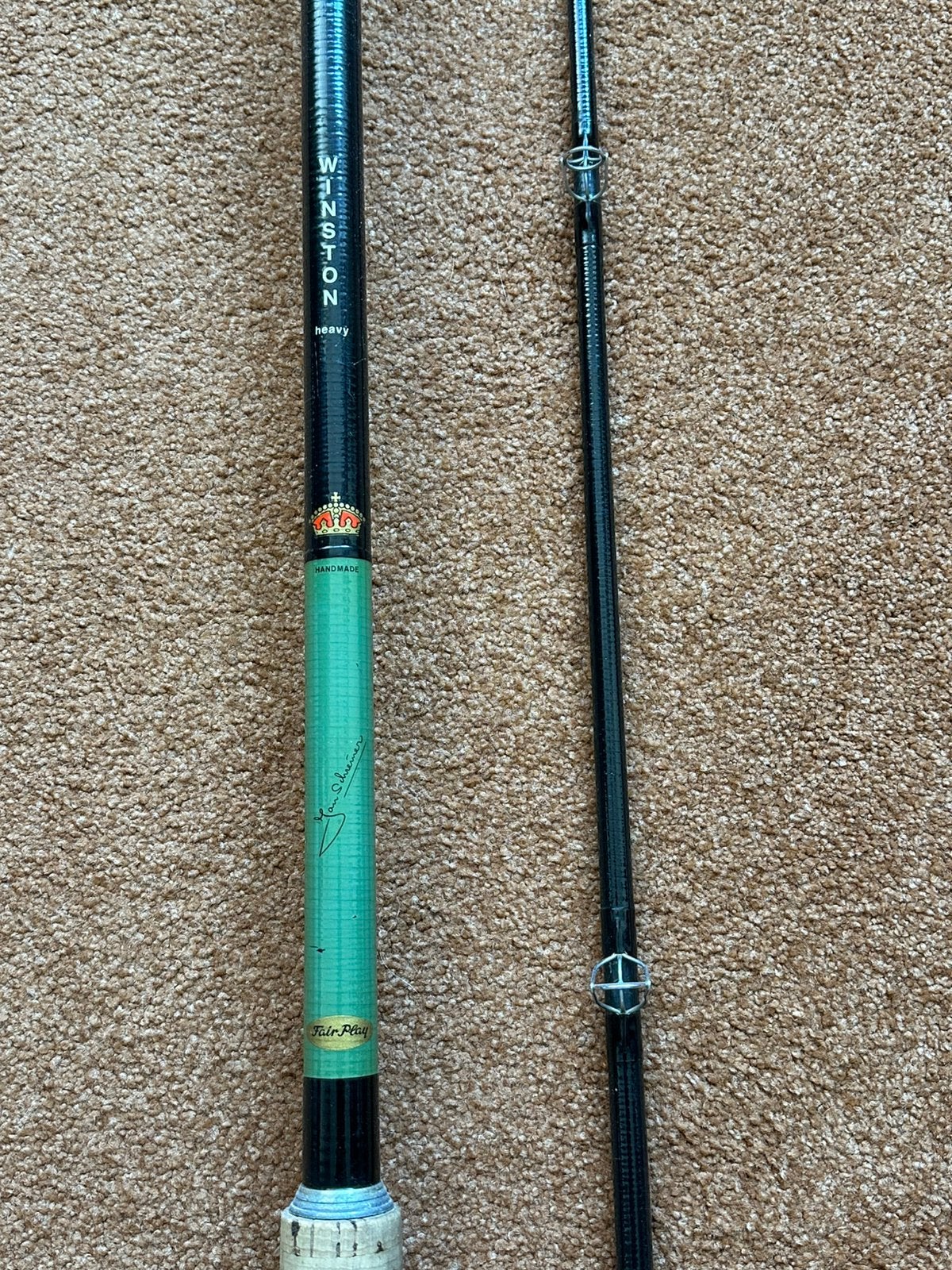 schreiner karper hengel winston heavy, Watersport en Boten, Ophalen, Zo goed als nieuw, Werphengel