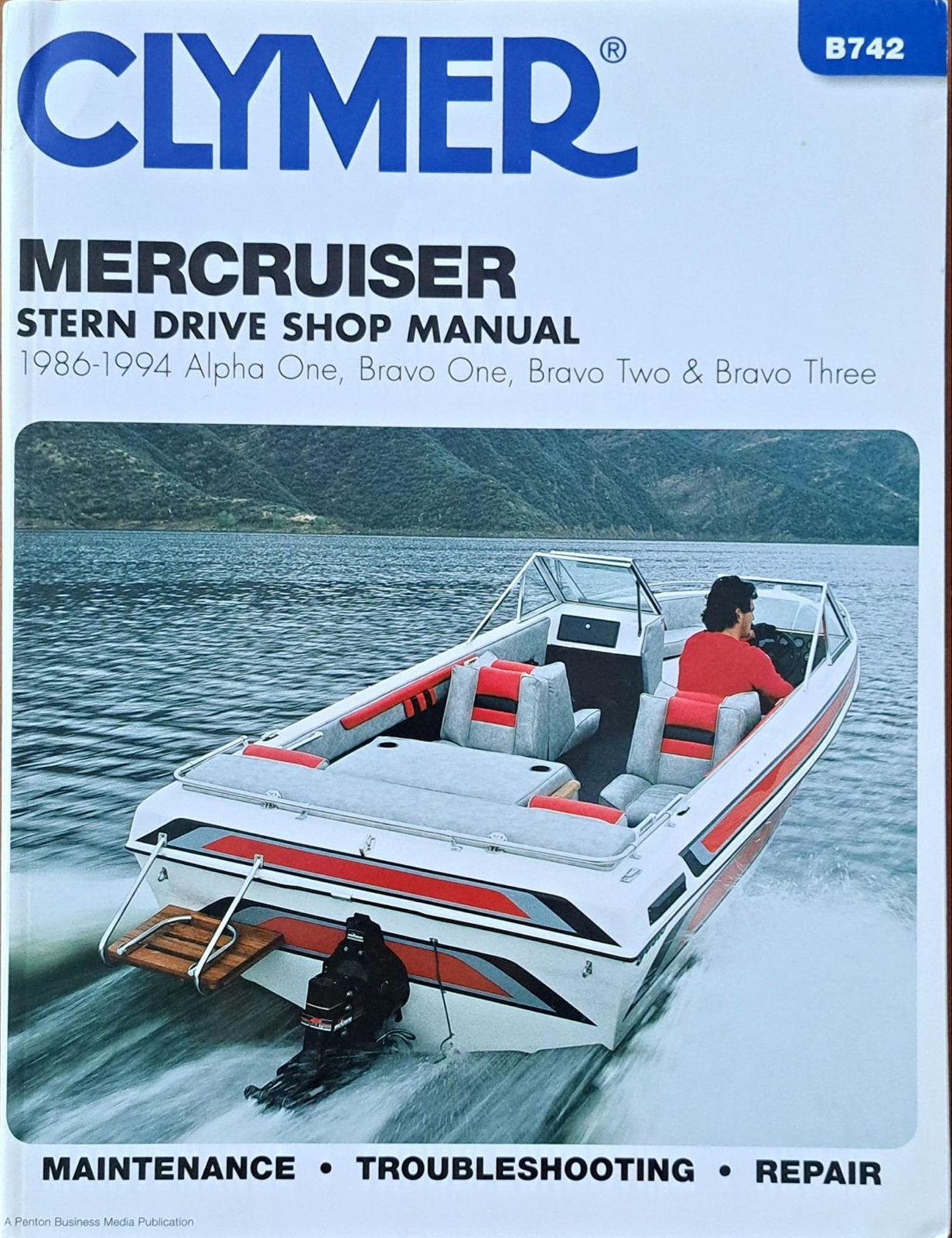 Clymer Mercruiser Stern Drive Shop Manual 1986-1994, Ophalen, Zo goed als nieuw, Onderhoud en Reparatie