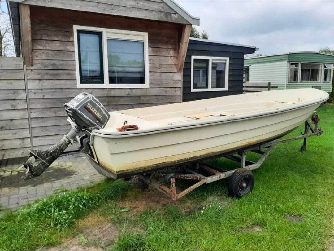 Rana 15 Vissersboot met 6 pk Suzuki buitenboordmotor, Watersport en Boten, Ophalen, Gebruikt, Overige typen