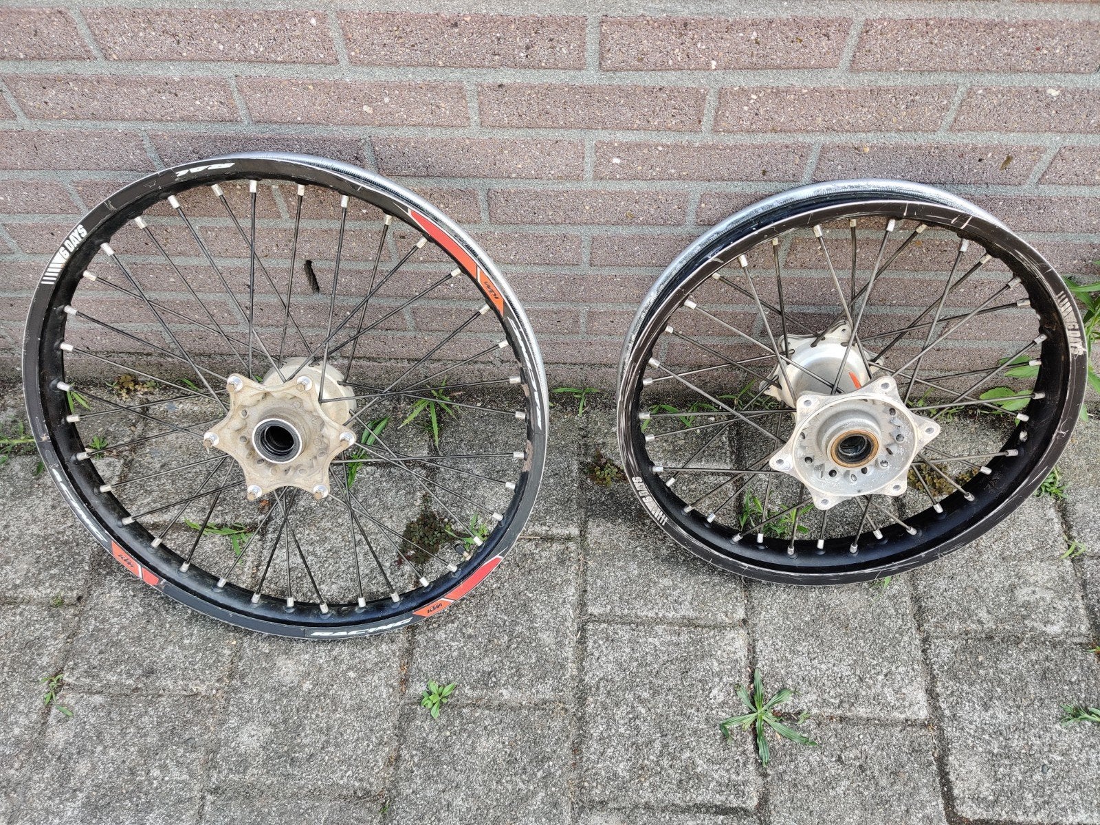 Ktm exc six days velgenset, Ophalen of Verzenden