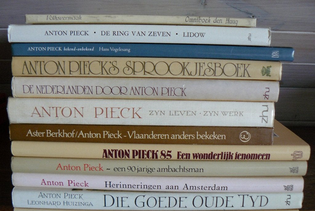 COLLECTIE BOEKEN  ANTON PIECK, Boeken, Verzenden, Zo goed als nieuw, Schilder- en Tekenkunst, Anton Pieck