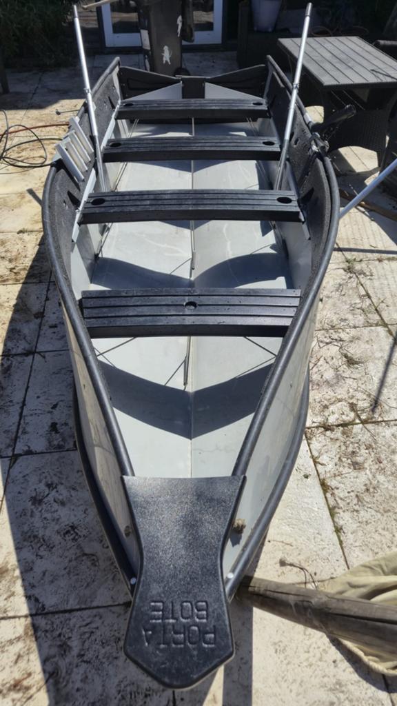 Porta bote 14ft (4.27m) opvouwbare boot met 7.5pk, Watersport en Boten, Kano's, Ophalen, Overige typen