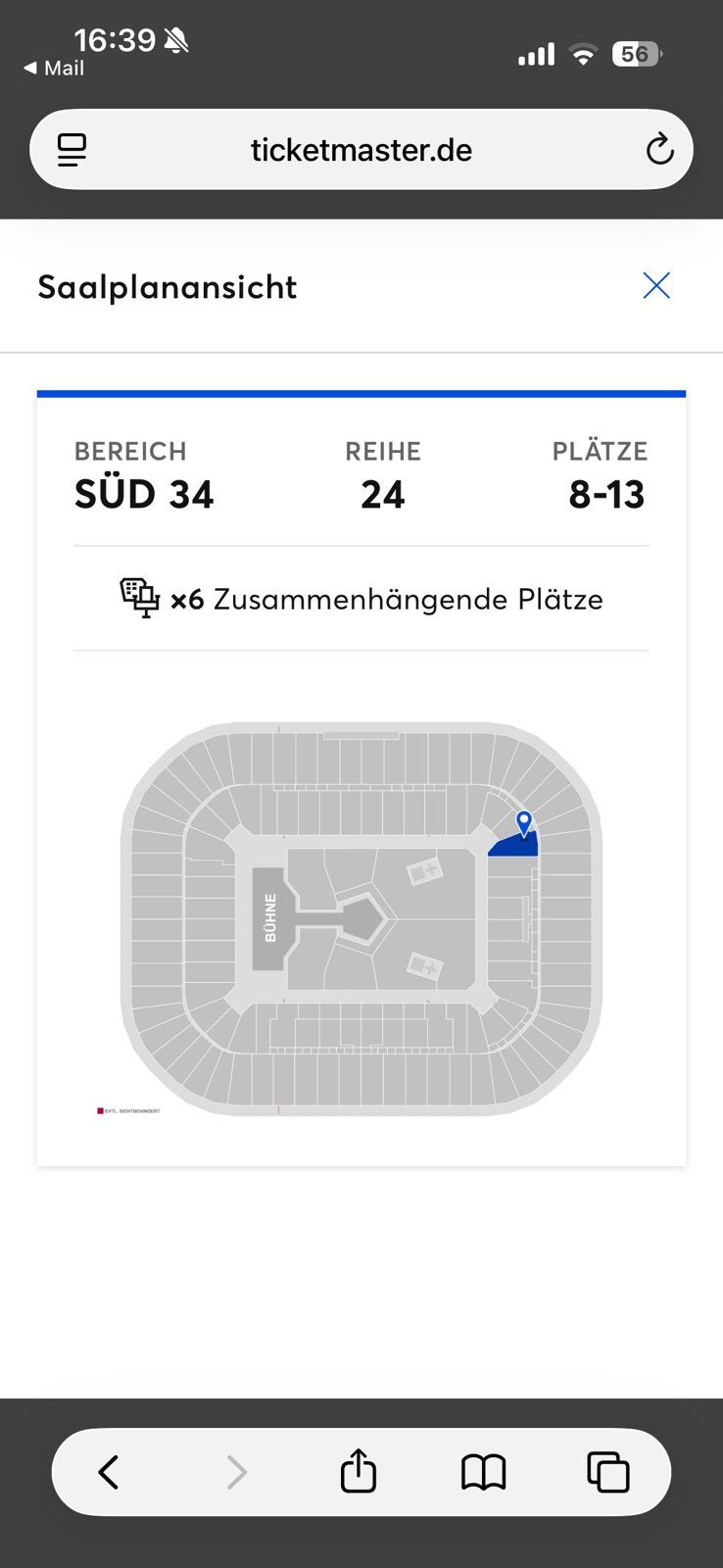6 kaarten backstreet boys concert Dusseldorf, Tickets en Kaartjes, Drie personen of meer, Oktober