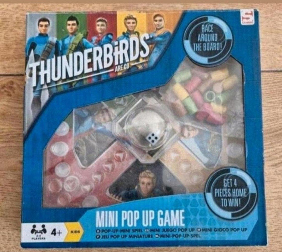 Thunderbirds Are Go Mini Pop Up Game Reisspel, Gebruikt, Sambro, Ophalen of Verzenden, Drie of vier spelers