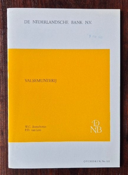 Nederlandsche Bank - Valsemunterij, Ophalen, 100 gulden