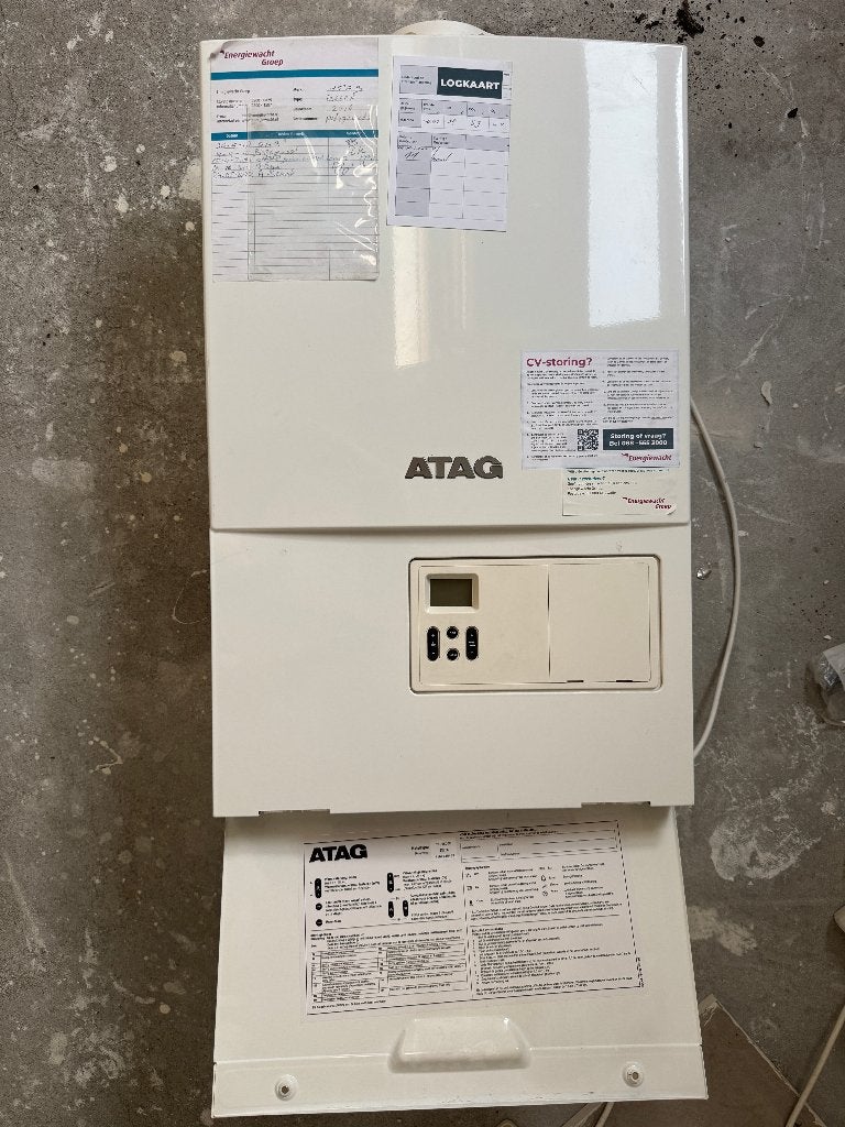 CV ketel Atag, Ophalen, 30 tot 80 cm, Gebruikt, Cv-ketel of Combi-ketel