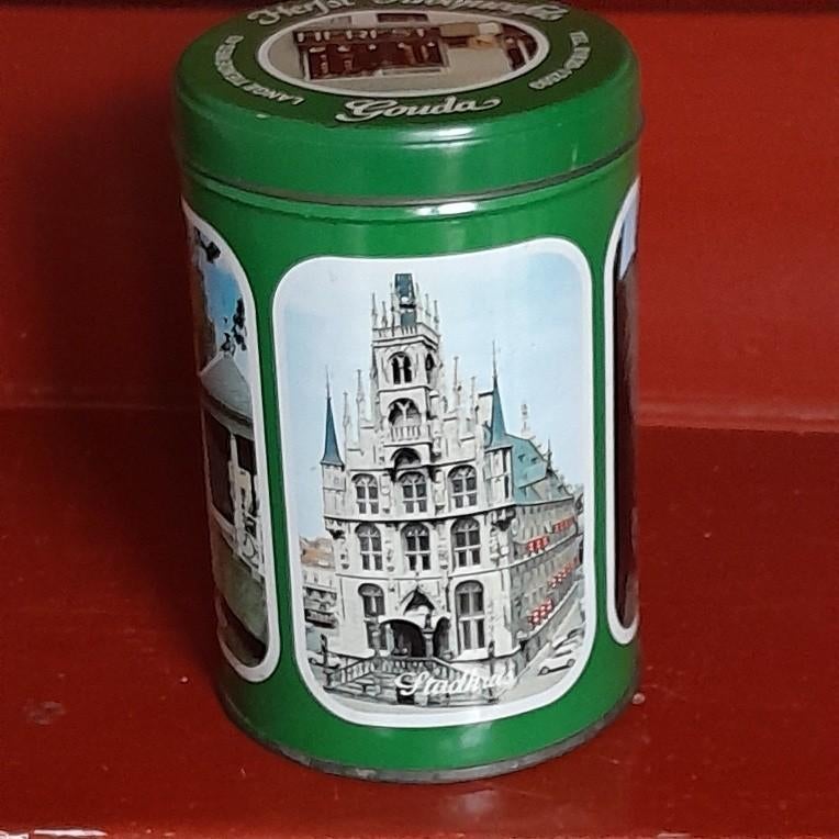 rond blik Herfst Siroopwafels Gouda, Verzamelen, Blikken, Ophalen of Verzenden, Gebruikt, Overige, Overige merken